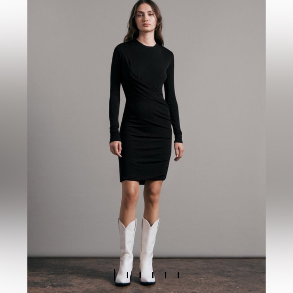 NWT Rag and Bone Holly Drape Mini Dress. Size Small.